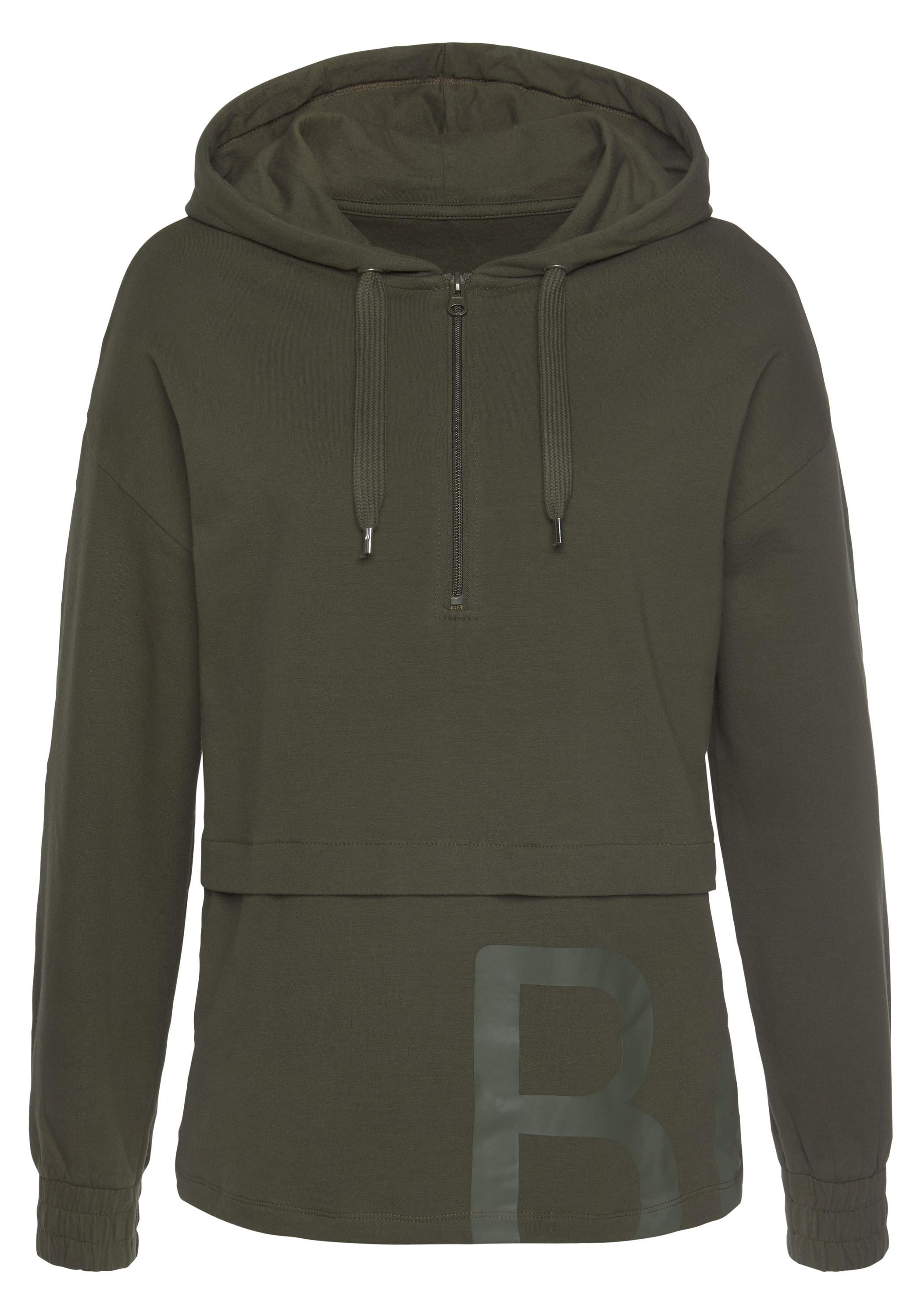 Bench Hoodie Damen dunkelgrün