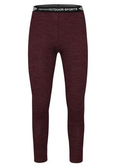 normani Outdoor Sports Merino Perth Thermounterhose Damen Rot