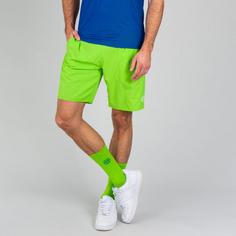 Rückansicht von BIDI BADU Henry 2.0 Tech Shorts red Tennisshorts Herren neongrün