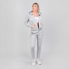 Rückansicht von BIDI BADU Moana Basic Jacket light grey Funktionsjacke Damen hellgrau