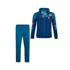 BIDI BADU Nilas Tech Tracksuit green/dark blue Trainingsanzug Herren petrol/dunkelblau