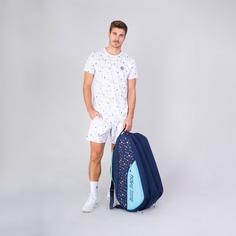 Rückansicht von BIDI BADU Hawi Tech Tee mixed Tennisshirt Herren Mehrfarbig