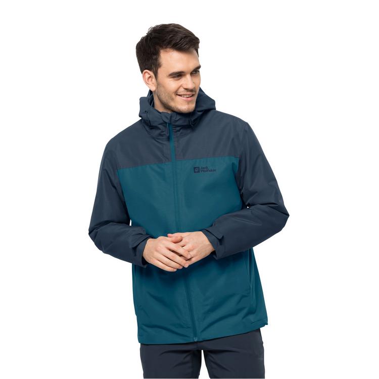Jack Wolfskin Jack Wolfskin TAUBENBERG 3IN1 JKT M Doppeljacke Herren - hot choc - 8 | SportScheck
