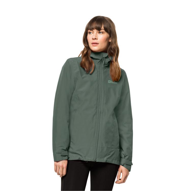 Jack Wolfskin Jack Wolfskin MOONRISE 3IN1 JKT W Doppeljacke Damen - lemon ice - 11 | SportScheck