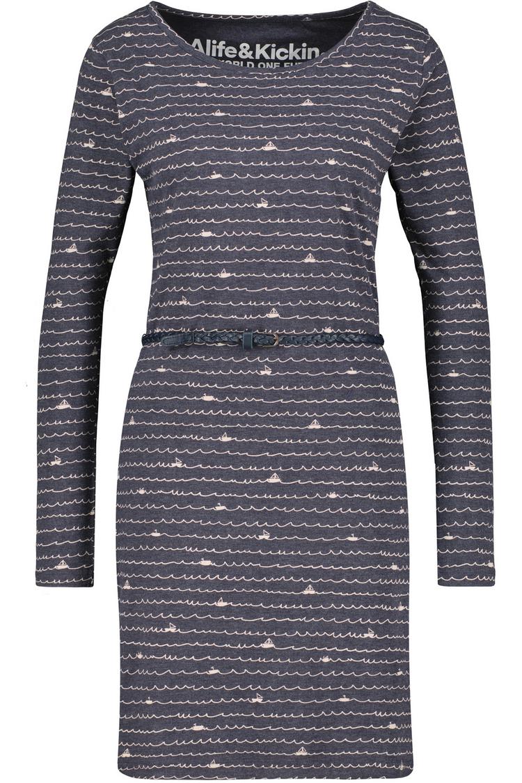 ALIFE AND KICKIN ALIFE AND KICKIN EllinAK B Kurzarmkleid Damen - marine melange - 0 | SportScheck