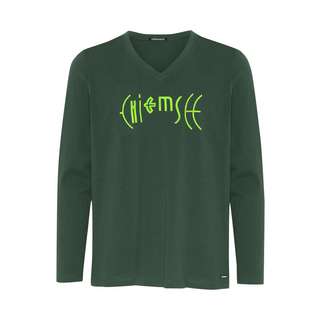 Chiemsee Logo-Longsleeve Langarmshirt Herren Green Gables