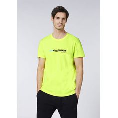 Rückansicht von Chiemsee T-Shirt T-Shirt Herren Safety Yellow