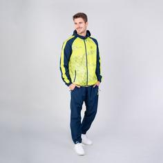 Rückansicht von BIDI BADU Kidane Tech Tracksuit Trainingsanzug Herren grün