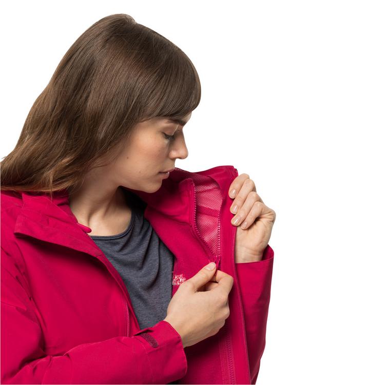 Jack Wolfskin Jack Wolfskin MOONRISE 3IN1 JKT W Doppeljacke Damen - lemon ice - 14 | SportScheck