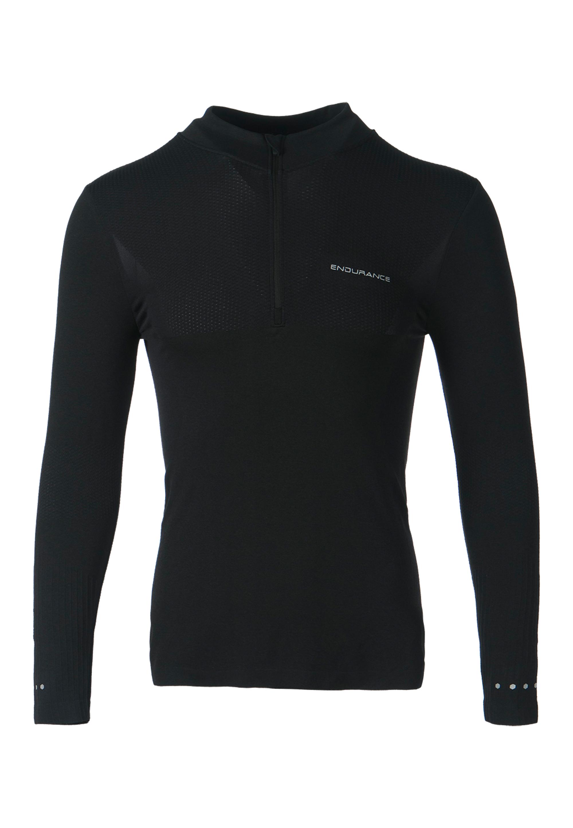 Endurance Jaro M Seamless Midlayer Langarmshirt Herren 1011 Dark Grey Melange
