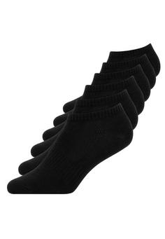 Snocks Sneaker Socken aus Bio-Baumwolle Freizeitsocken Schwarz