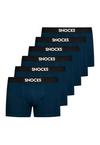 Snocks Boxershorts aus Bio-Baumwolle Unterhose Herren - blau