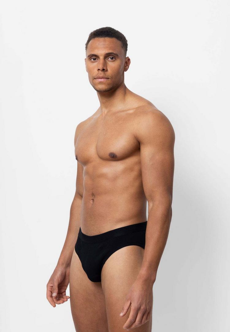 Snocks Snocks Herrenslips aus Bio-Baumwolle Unterhose Herren - Schwarz - 2 | SportScheck