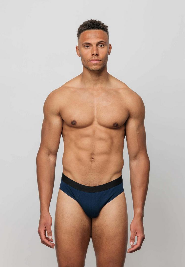 Snocks Snocks Herrenslips aus Bio-Baumwolle Unterhose Herren - Mix (Rot/Olive/Blau) - 5 | SportScheck