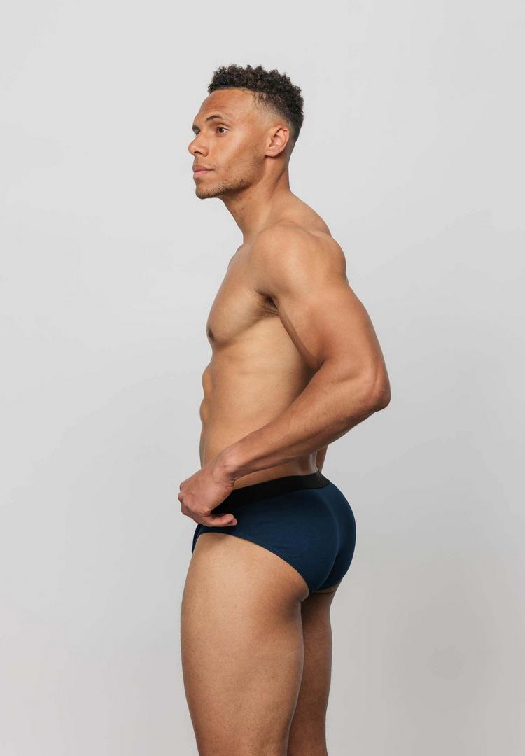 Snocks Snocks Herrenslips aus Bio-Baumwolle Unterhose Herren - Mix (Rot/Olive/Blau) - 8 | SportScheck