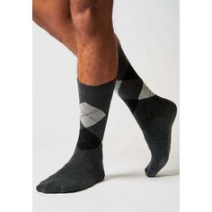 Rückansicht von Snocks Business Socken aus Bio-Baumwolle Freizeitsocken Herren Mix (Karomuster)