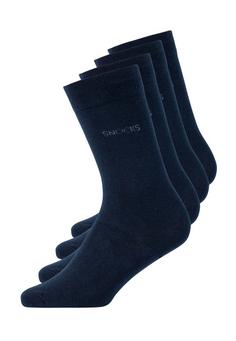Snocks Business Socken aus Bio-Baumwolle Freizeitsocken Herren blau