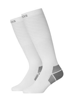 Snocks Kompressionssocken Laufsocken Weiß