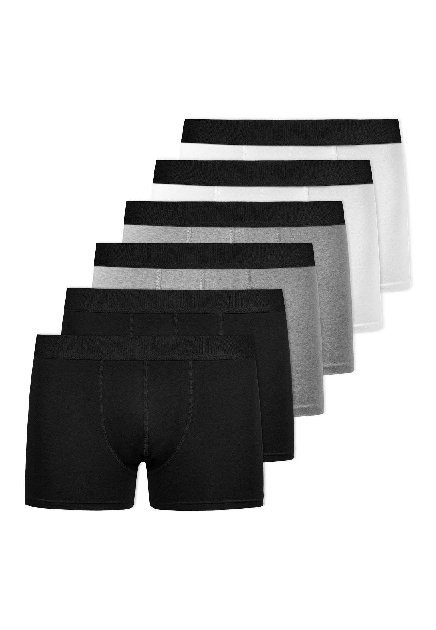 Snocks Boxershorts ohne Logo aus Bio-Baumwolle Unterhose Herren Mix  (Schwarz/Weiß/Grau) im Online Shop von SportScheck kaufen