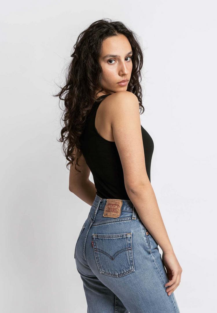 Snocks Snocks Tank Top aus Bio-Baumwolle Tanktop Damen - Schwarz - 3 | SportScheck