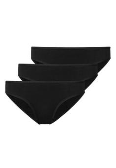 Snocks Damenslips aus Bio-Baumwolle Slip Damen Schwarz