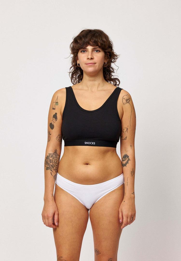 Snocks Snocks Damenslips aus Bio-Baumwolle Unterhose Damen - Mix (Wei&szlig;/Hellgrau/Schwarz) - 0 | SportScheck