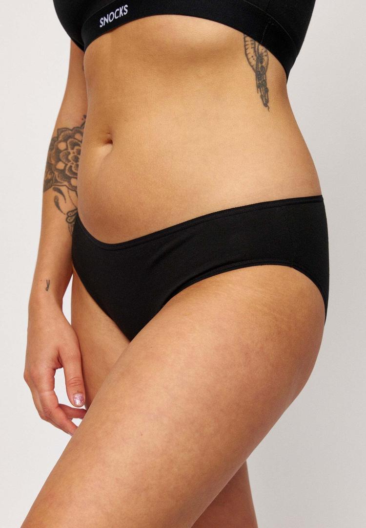 Snocks Snocks Damenslips aus Bio-Baumwolle Unterhose Damen - Mix (Wei&szlig;/Hellgrau/Schwarz) - 4 | SportScheck