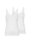 Snocks Tank Top aus Bio-Baumwolle Tanktop Damen - Wei&szlig;