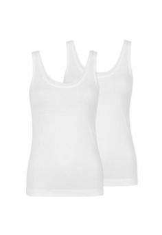 Snocks Tank Top aus Bio-Baumwolle Tanktop Damen Weiß