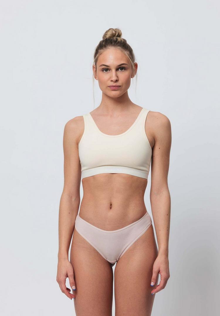 Snocks Snocks Brazilian Slips aus Bio-Baumwolle Unterhose Damen - Mix (Hellbeige/Rose/Schwarz) - 0 | SportScheck