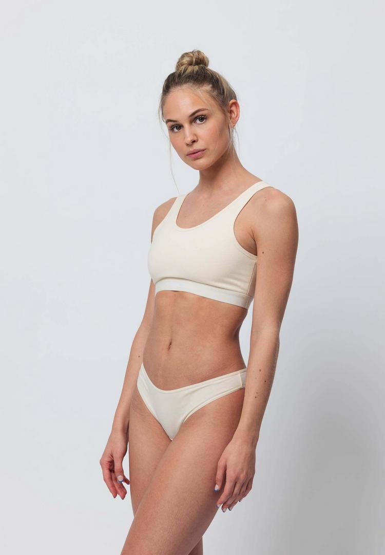 Snocks Snocks Brazilian Slips aus Bio-Baumwolle Unterhose Damen - Mix (Hellbeige/Rose/Schwarz) - 7 | SportScheck