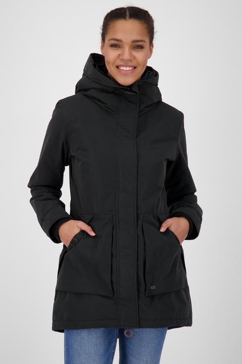 Rückansicht von ALIFE AND KICKIN FloraAK A Winterjacke Damen moonless