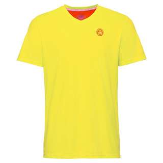 BIDI BADU Ted Tech Tee Tennisshirt Herren neongelb/rot