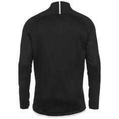 Rückansicht von JAKO Challenge Ziptop Funktionssweatshirt Herren schwarz / weiß