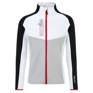 RH+ Zero Full Zip Jersey Layerlangarmshirt Herren white/black/cloud grey/red