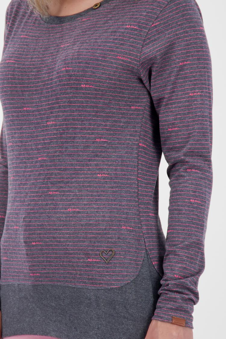 ALIFE AND KICKIN ALIFE AND KICKIN ConnyAK Z Langarmshirt Damen - marine melange - 3 | SportScheck