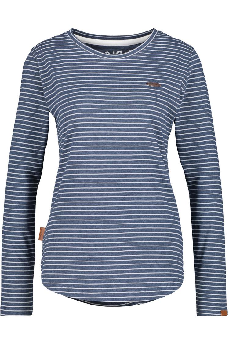 ALIFE AND KICKIN ALIFE AND KICKIN LeaAK Z Langarmshirt Damen - marine melange - 0 | SportScheck