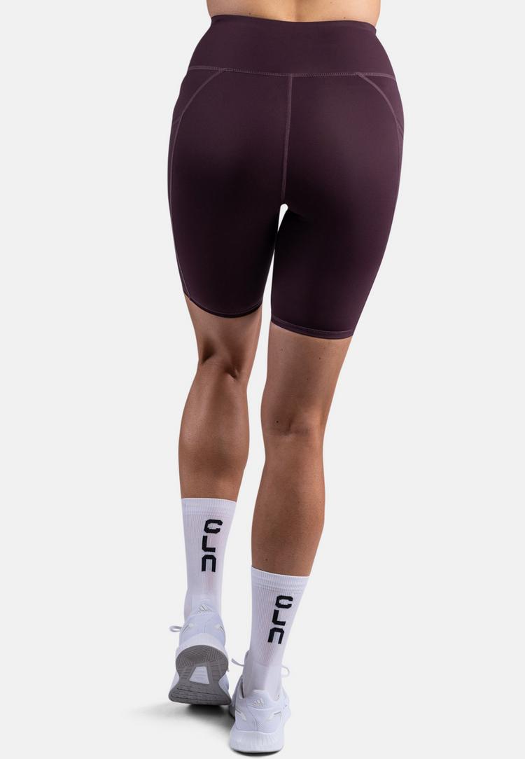 CLN Athletics CLN Athletics Bike Pocket Shorts Tights Damen - dark wine - 2 | SportScheck
