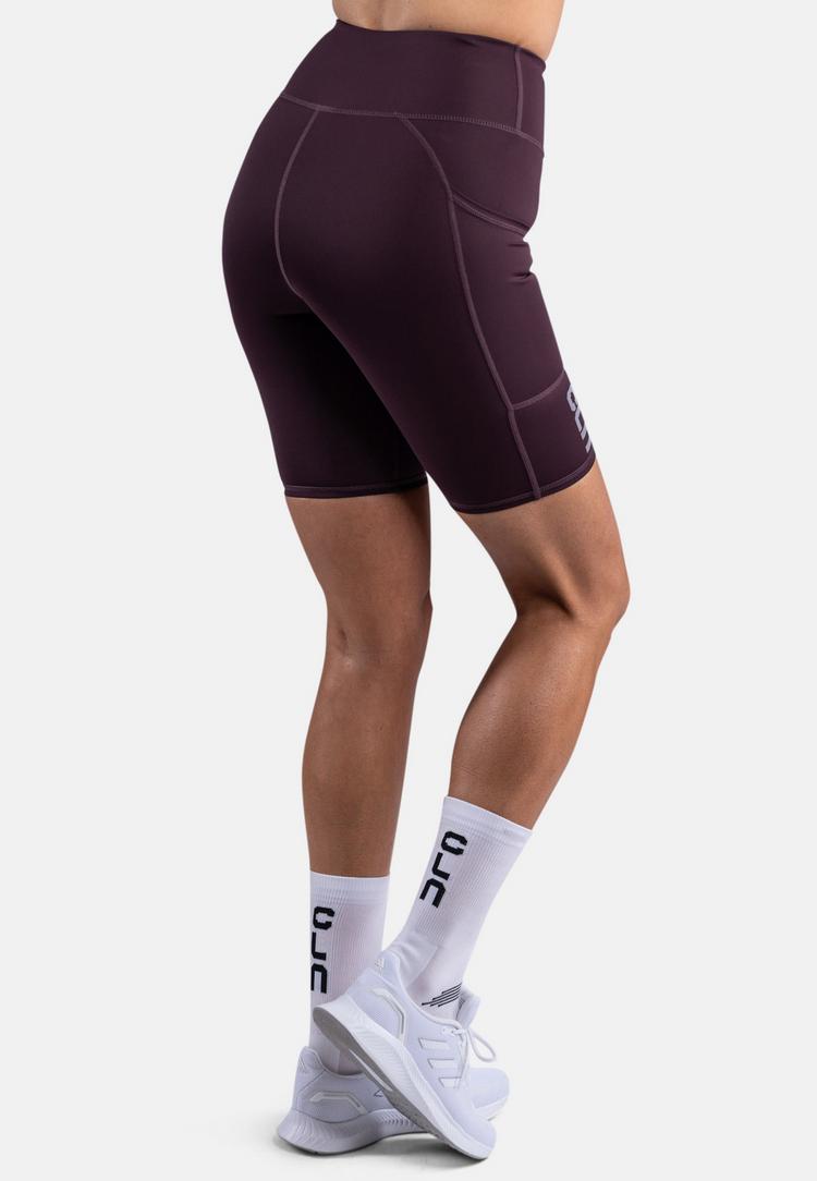 CLN Athletics CLN Athletics Bike Pocket Shorts Tights Damen - dark wine - 3 | SportScheck