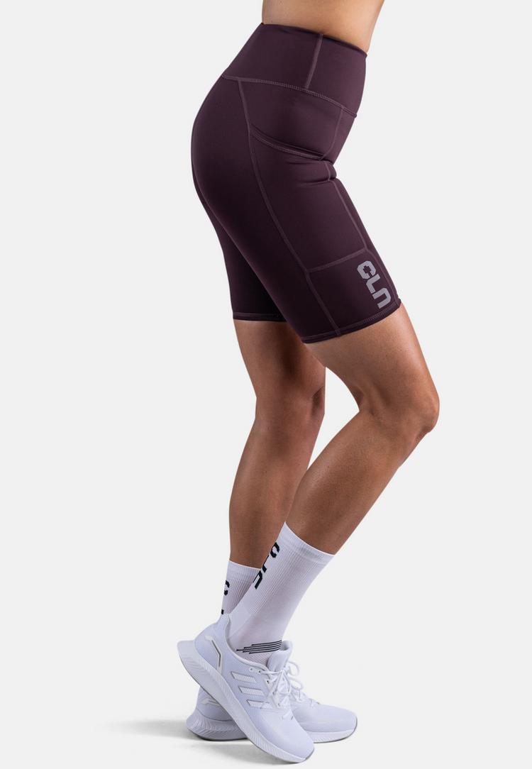 CLN Athletics CLN Athletics Bike Pocket Shorts Tights Damen - dark wine - 4 | SportScheck