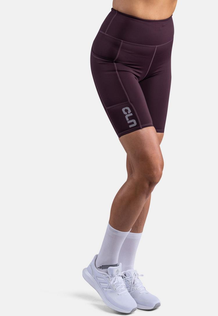 CLN Athletics CLN Athletics Bike Pocket Shorts Tights Damen - dark wine - 5 | SportScheck