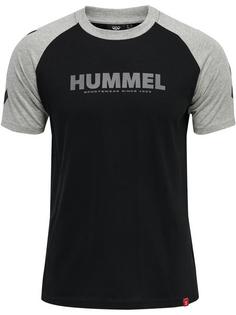 hummel hmlLEGACY BLOCKED T-SHIRT T-Shirt BLACK