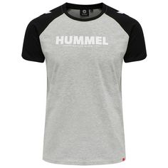 hummel hmlLEGACY BLOCKED T-SHIRT T-Shirt GREY MELANGE