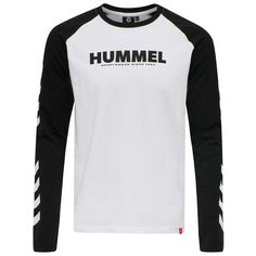 hummel hmlLEGACY BLOCKED T-SHIRT L/S T-Shirt WHITE
