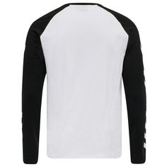 Rückansicht von hummel hmlLEGACY BLOCKED T-SHIRT L/S T-Shirt WHITE