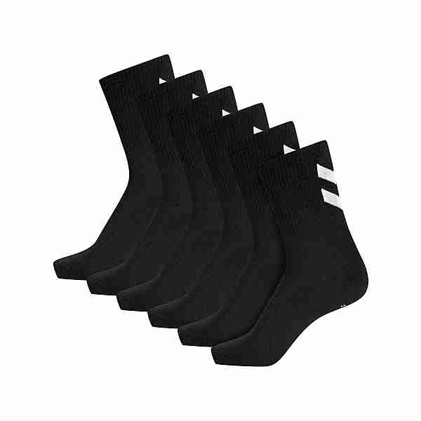 hummel hmlCHEVRON 6-PACK SOCKS Socken Pack BLACK