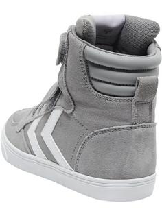 Rückansicht von hummel SLIMMER STADIL HIGH JR Sneaker Kinder FROST GREY