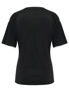 Rückansicht von hummel hmlCORE VOLLEY TEE WO T-Shirt Damen BLACK