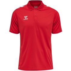 hummel hmlCORE XK FUNCTIONAL POLO Funktionsshirt TRUE RED