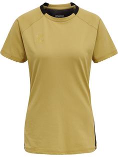 hummel hmlCIMA XK T-SHIRT S/S WOMAN T-Shirt Damen ANTIQUE GOLD